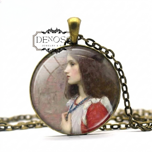 Juliet Art Pendant Necklace,John William Waterhouse Painting