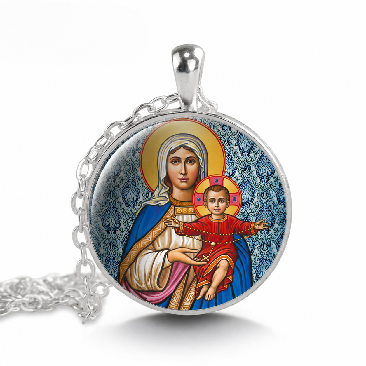 Our Lady of the Rosary Necklace,