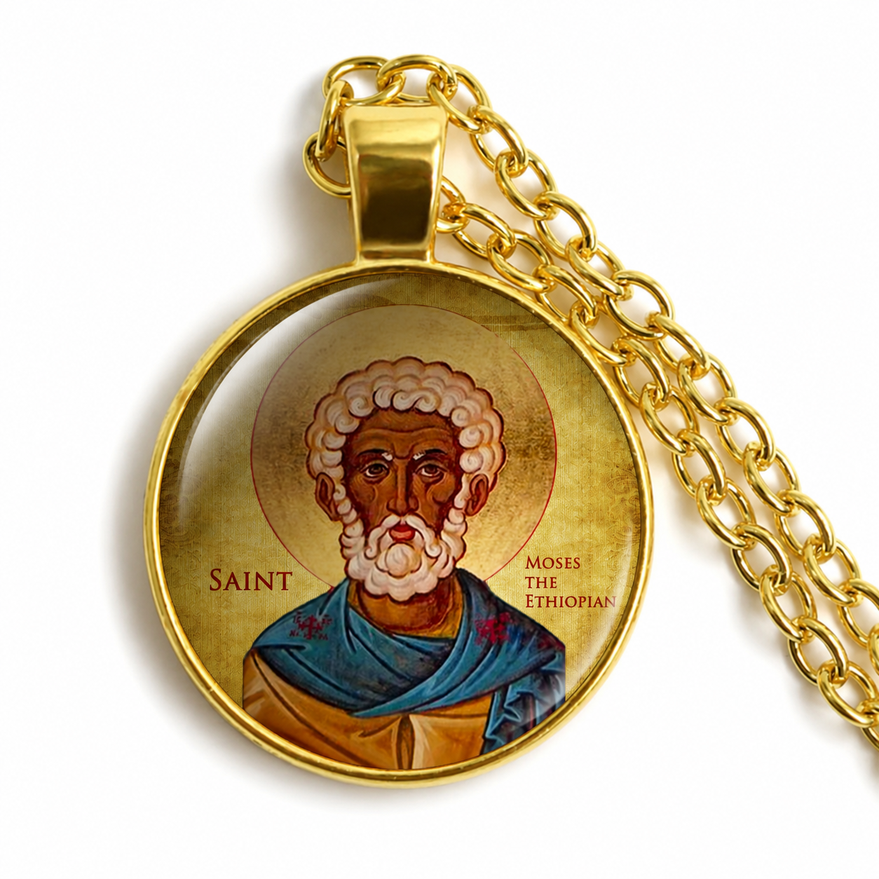 Saint Moses the Ethiopian Necklace