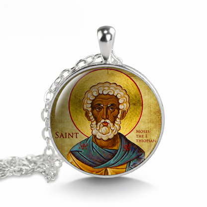 Saint Moses the Ethiopian Necklace