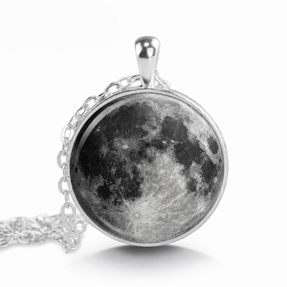 Full Moon necklace,full moon pendant moon jewelry,moon jewellery,celestial jewelry, astronomy pendant,NASA photo necklace