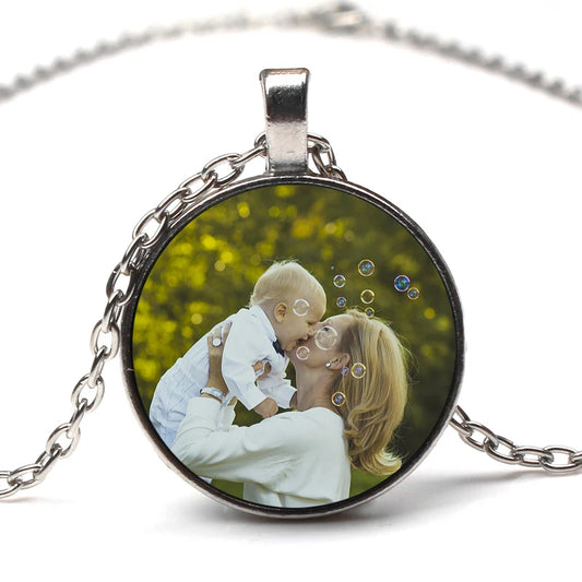 Custom Family Photo Necklace,Personalized Necklace Gift - Denoss