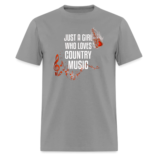 Just a girl who loves country music Tshirt