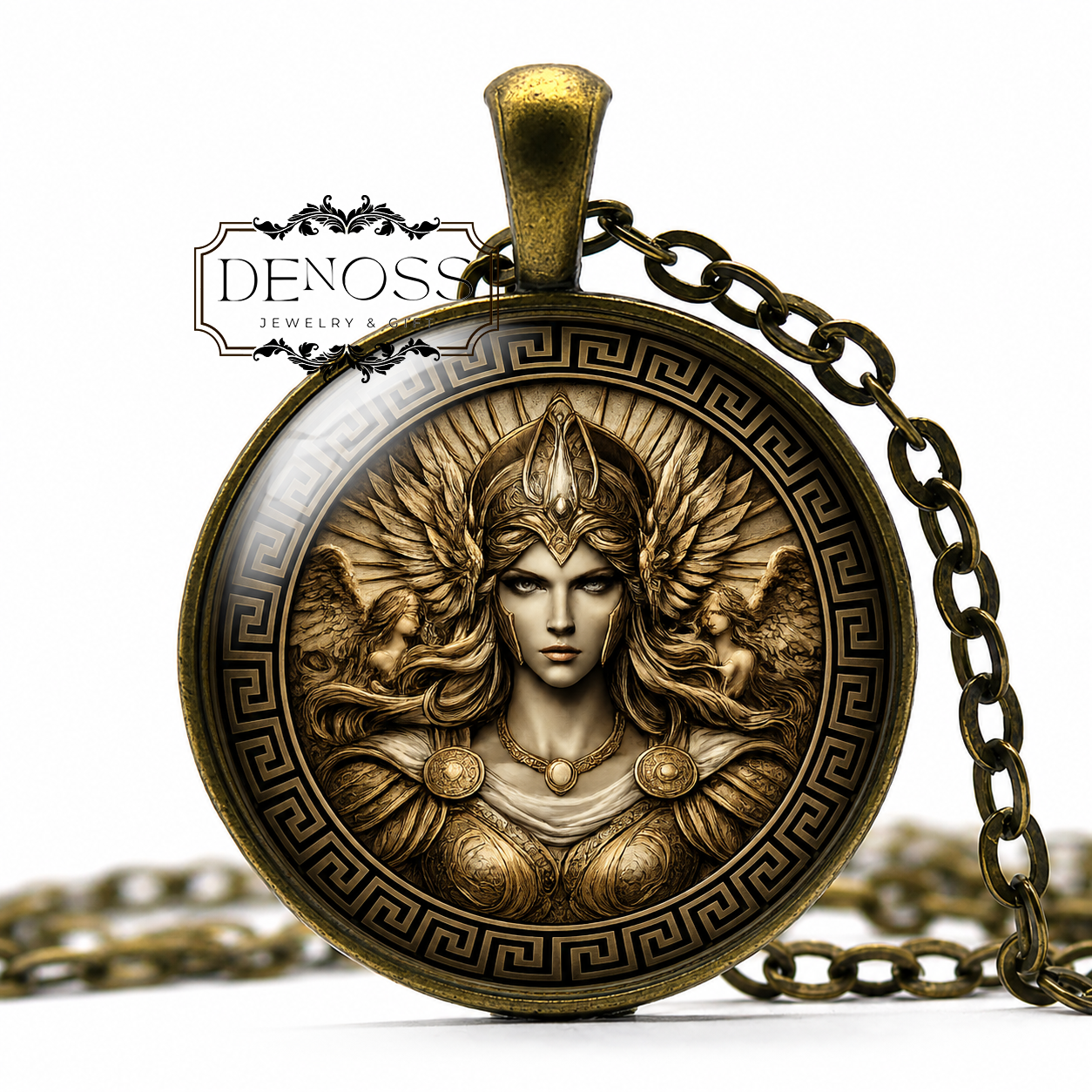 BIA Necklace,Goddess of Force,Goddess of Power,Goddess of Raw Energy,Greek,Mythology,Power to Overcome Obstacles