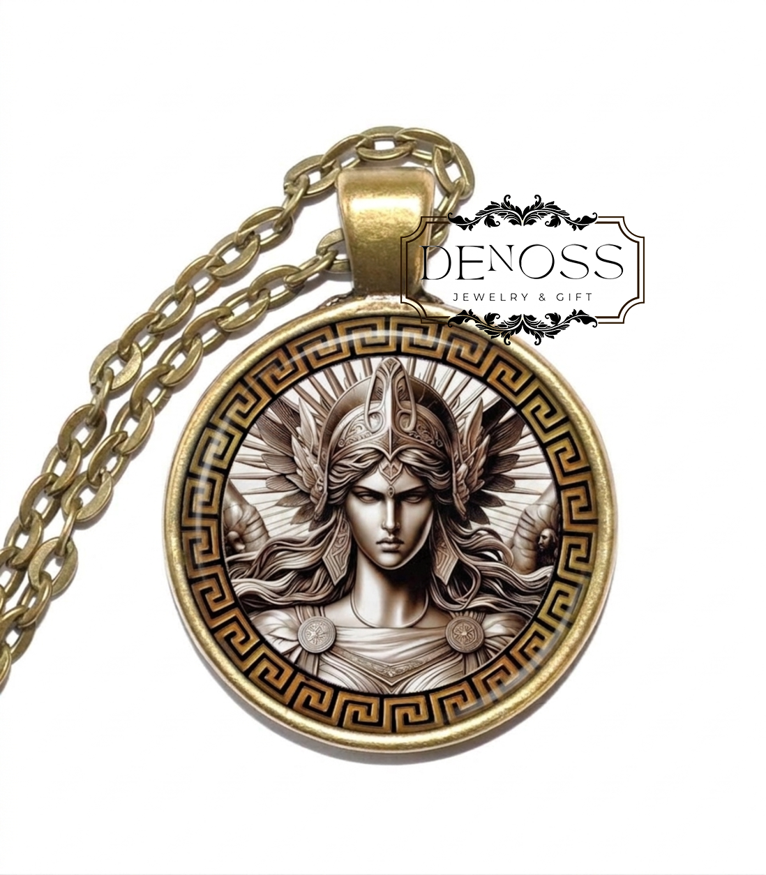 BIA Necklace,Goddess of Force,Goddess of Power,Goddess of Raw Energy,Greek, Mythology,Power to Overcome Obstacles