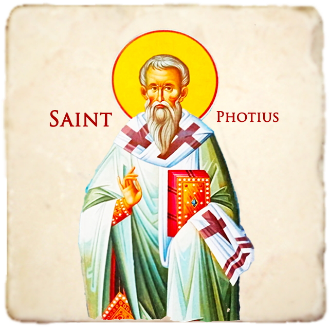 St.Photius the Great Icon,Men Saints,Marble Icon,Handmade,Prayer gift,Christian Icon