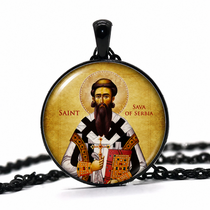 Saint Sava of Serbia Necklace 