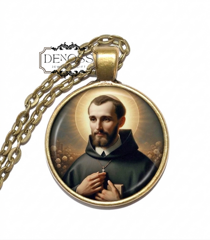 SAINT VINCENT de PAUL Necklace,Patron Saint of Charity & the Poor