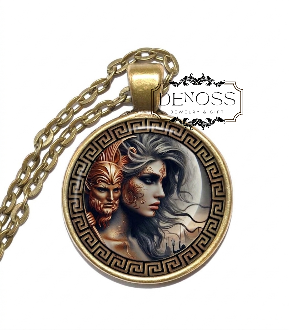 BIA Necklace,Goddess of Force,Goddess of Power,Goddess of Raw Energy,Greek,Mythology