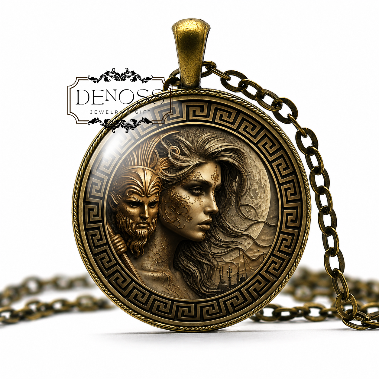 BIA Necklace,Goddess of Force,Goddess of Power,Goddess of Raw Energy,Greek,Mythology,Power to Overcome Obstacles
