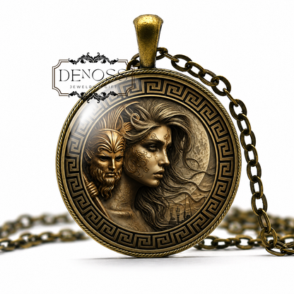 BIA Necklace,Goddess of Force,Goddess of Power,Goddess of Raw Energy,Greek,Mythology,Power to Overcome Obstacles