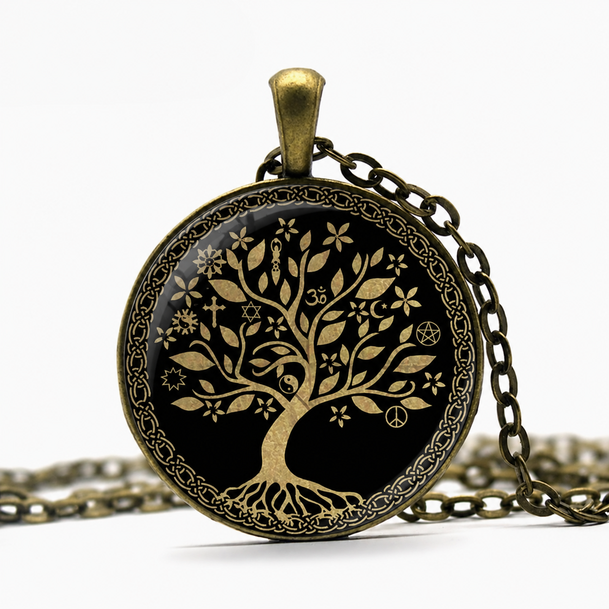 Tree of Life Pendant Norse,Occult, Icelandic Jewelry