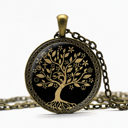Tree of Life Pendant Norse,Occult, Icelandic Jewelry