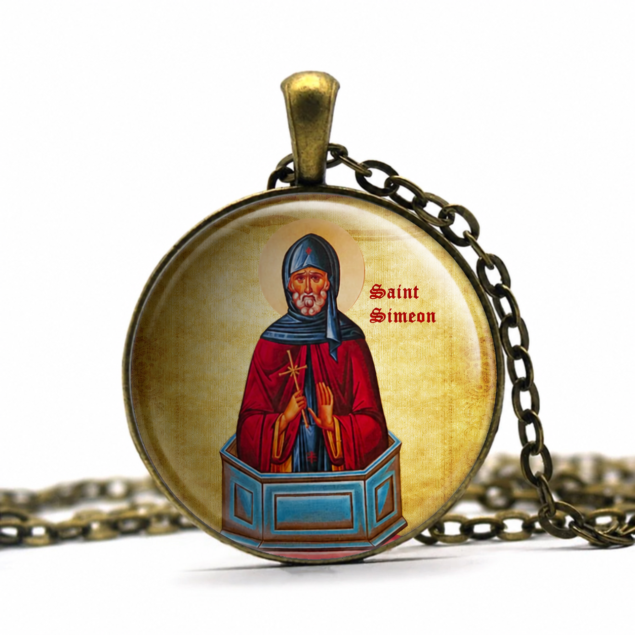 Saint Simeon Stylite  Necklace