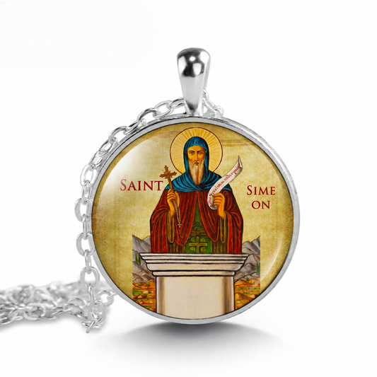 Saint Simeon Stylite  Necklace