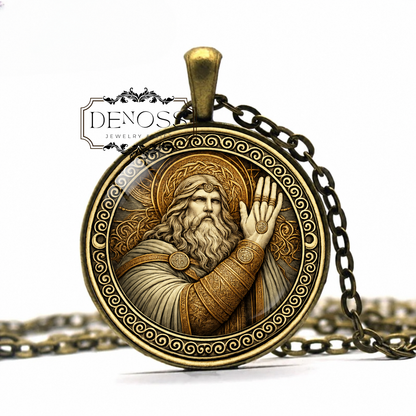 NUADA Celtic Necklace,Bravery,God of Healing,God of Warfare,God of Kingship,Tuatha Dé Danann,Nuada Airgetlám,Resilience