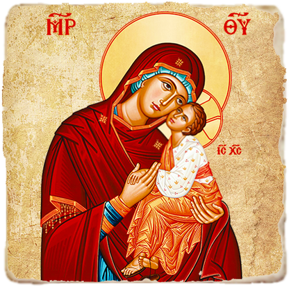 Sweet Kissing Icon,Marble Icon,Handmade,Baptism gift,Christian Icon