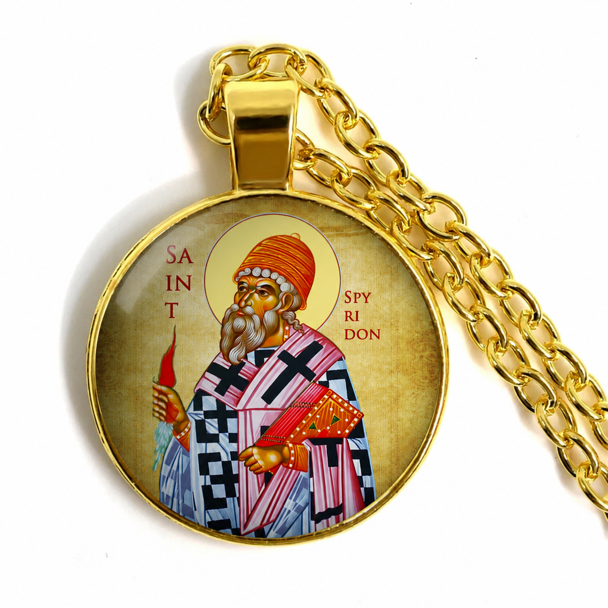 Saint Spyridon  Necklace