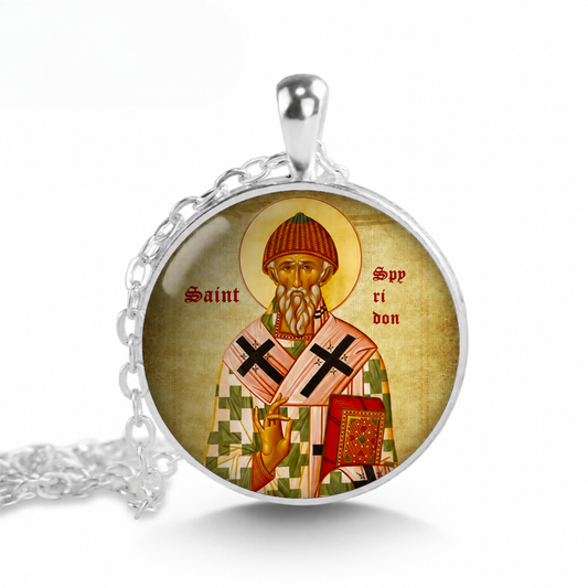 Saint Spyridon the Wonderworker Necklace