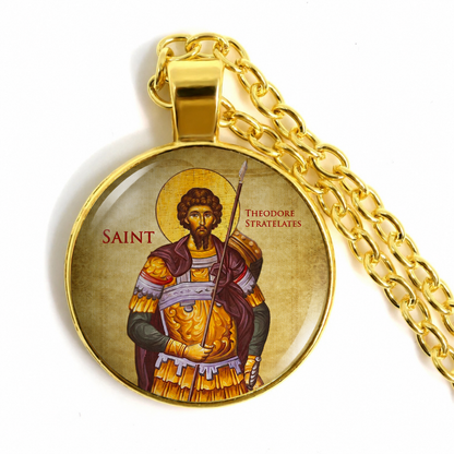 Saint Theodore Stratelates Necklace