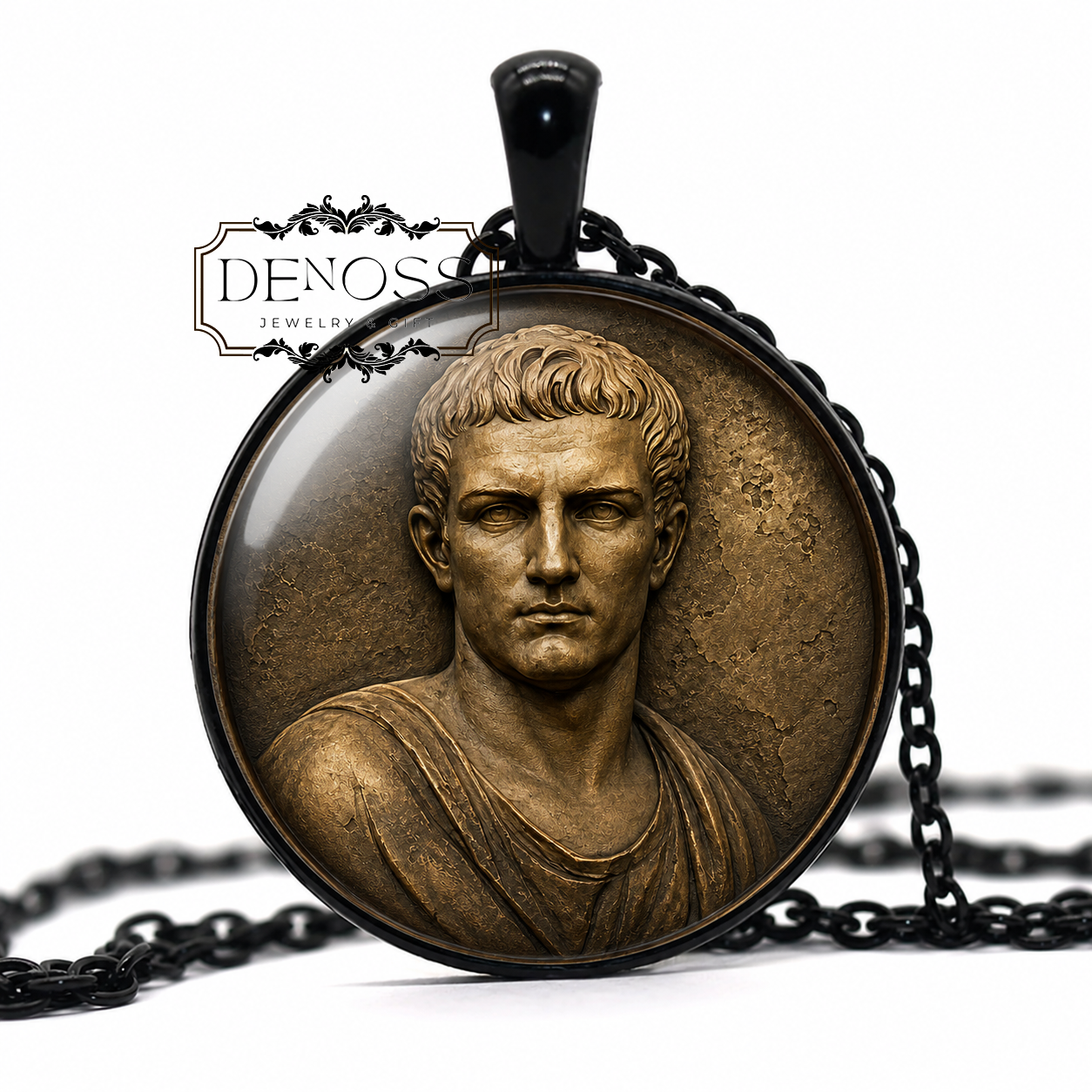 CALIGULA Necklace,Quote,Roman,Emperor,Gaius Julius Caesar Augustus Germanicus,Tyrannical Rule,Art Pendant Necklace