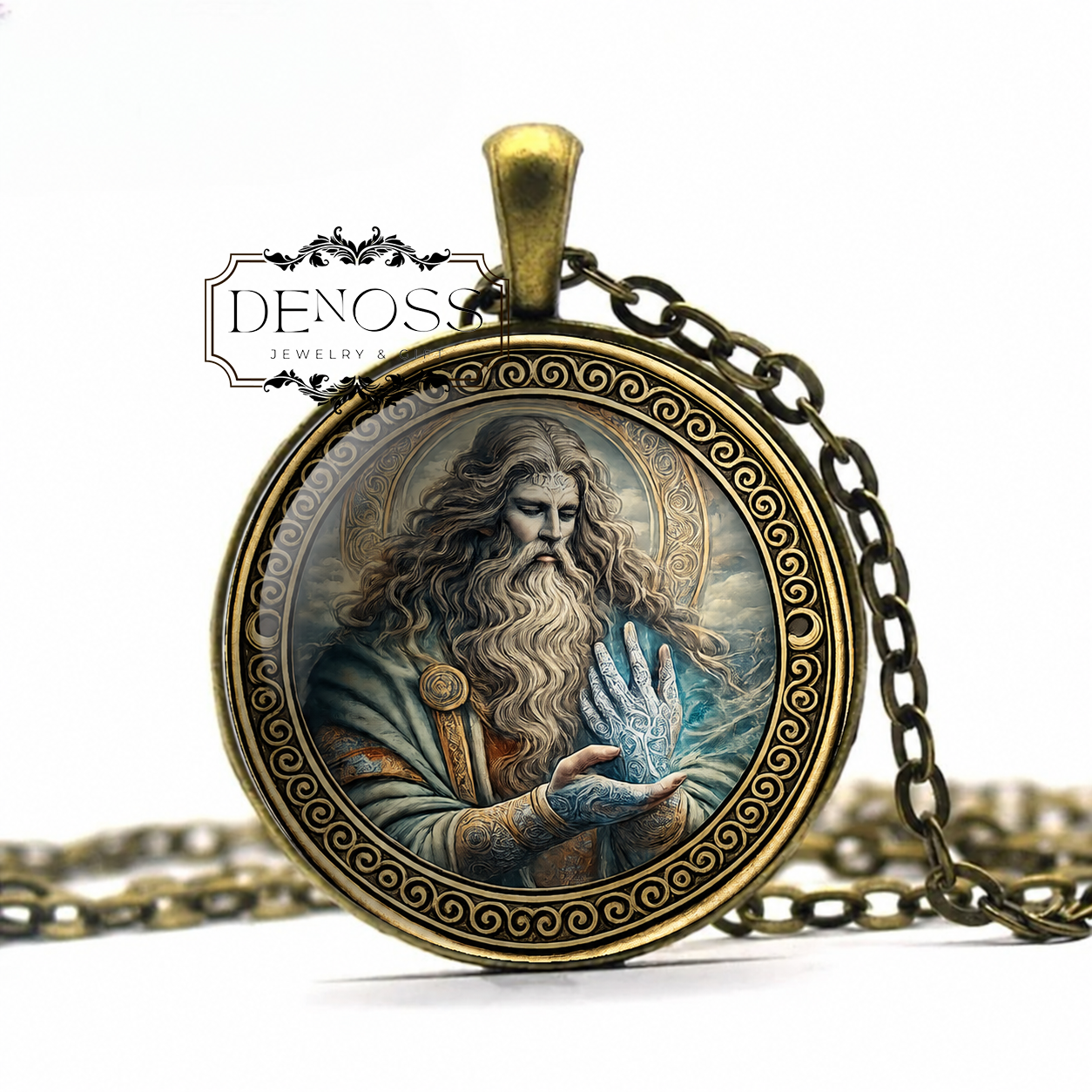NUADA Necklace,Celtic,Tuatha Dé Danann,God of Healing,God of Warfare,God of Kingship,Nuada Airgetlám,Resilience,Bravery
