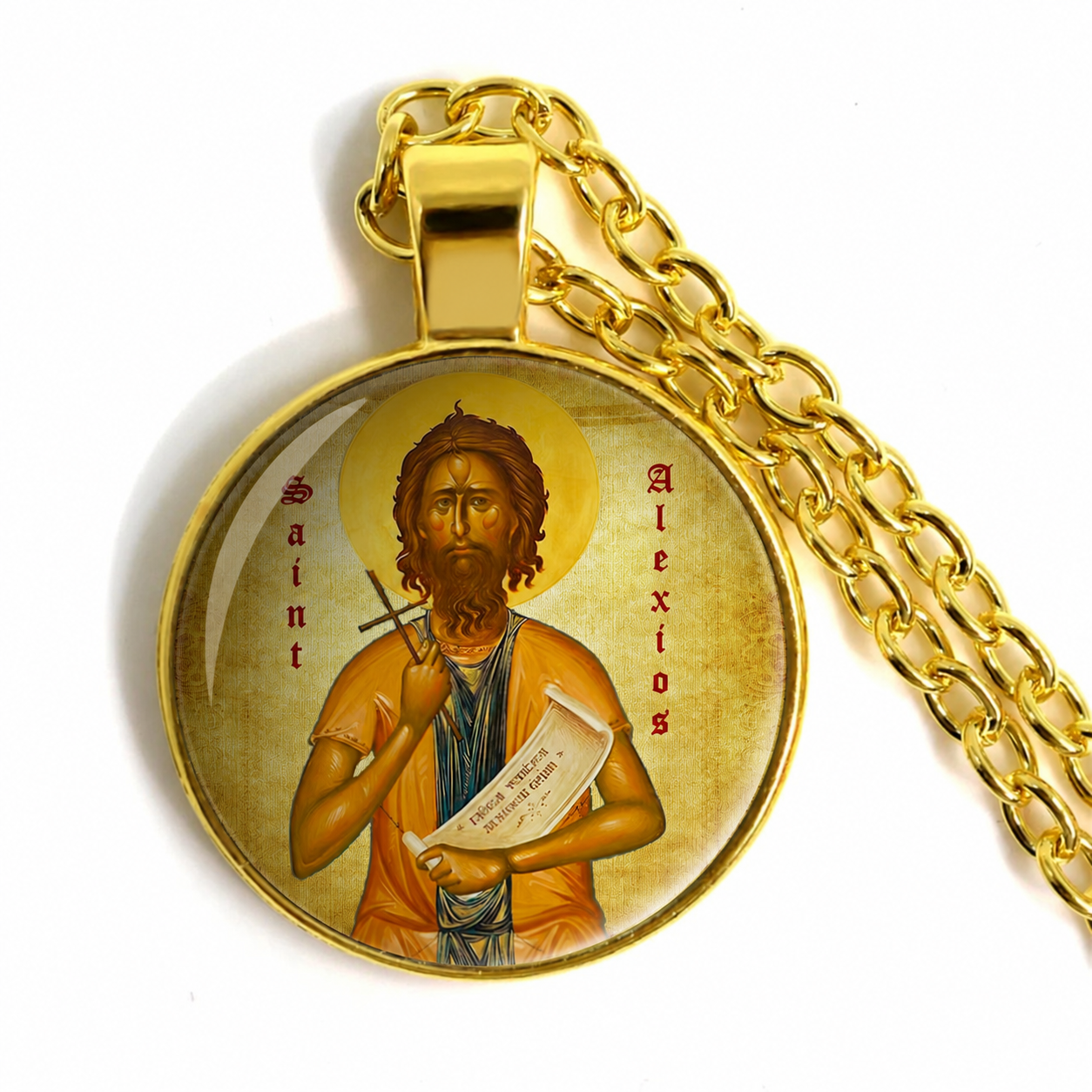 Saint Alexios the Man of God Necklace