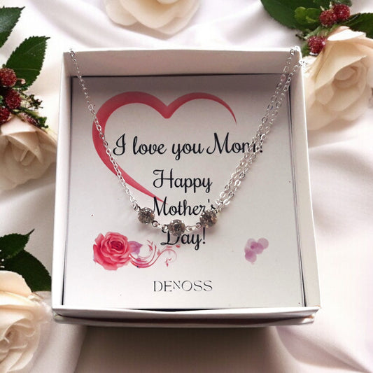 Silver CZ Lariat Necklace, Silver Y Necklace