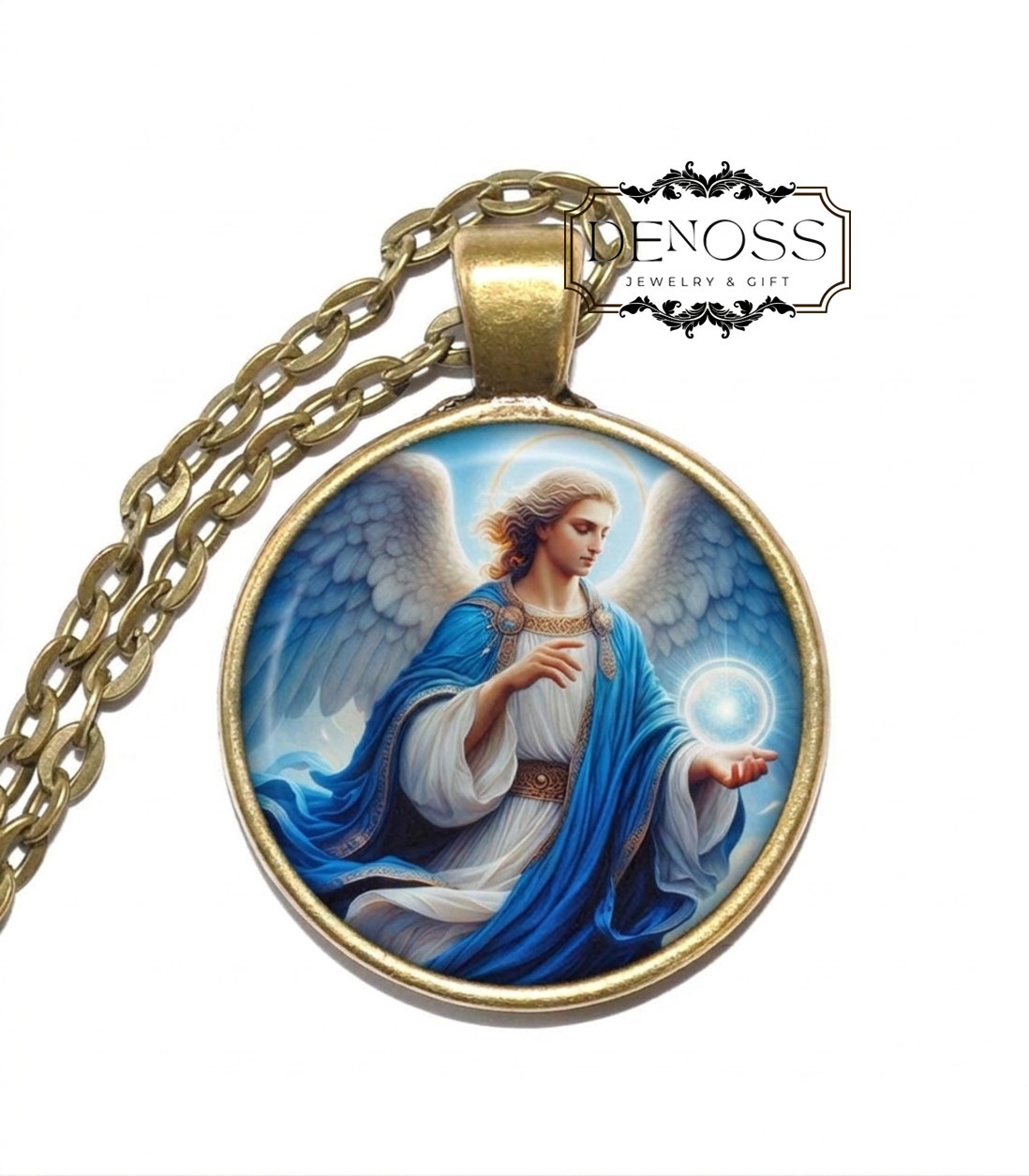 ARCHANGEL PHANUEL Necklace,Angel of Hope & Guidance,Light in Dark Times,Your Guide to Forgiveness,Spiritual Renewal, Faith