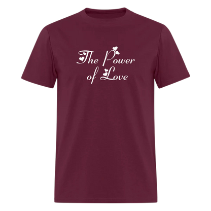 The Power of Love lyric Tshirt