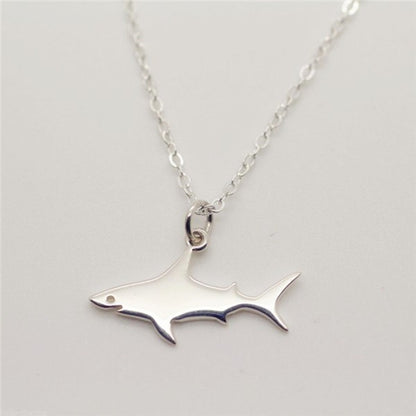 Shark Silver Necklace
