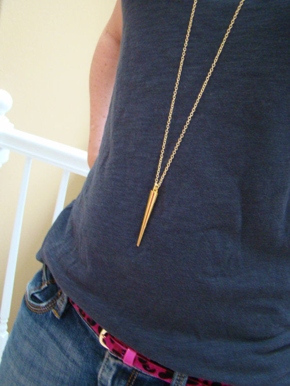 Spike Gold-Silver Necklace