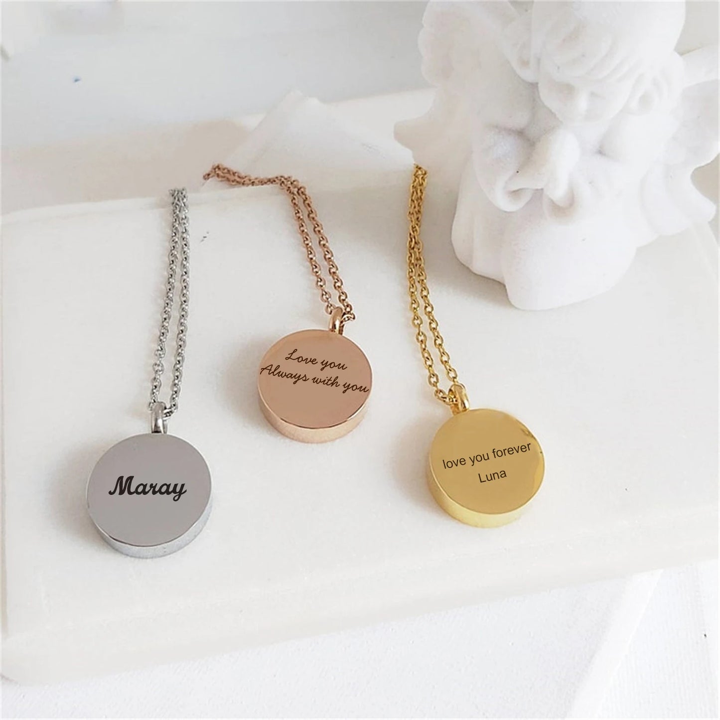 Personelized Handwriting  Urn necklace
