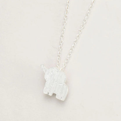 Elephant Silver Necklace