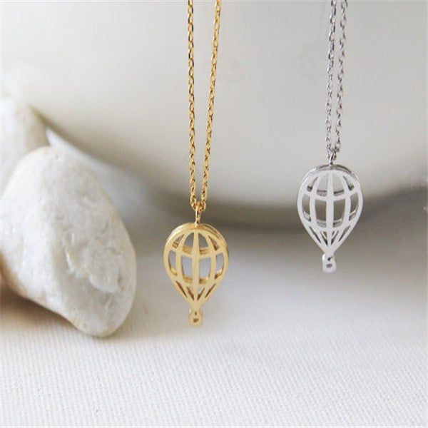 Air Balloon Gold-Silver Necklace
