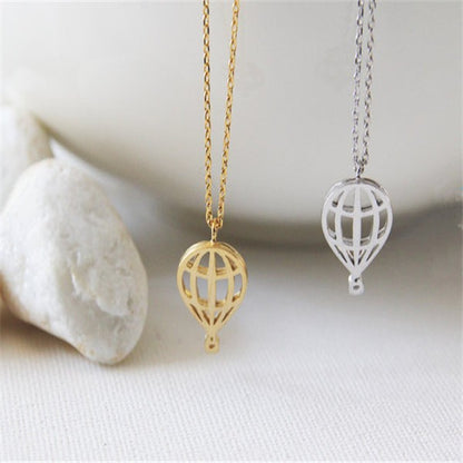 Air Balloon Gold-Silver Necklace