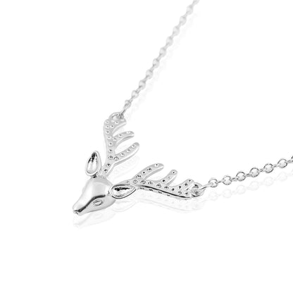 Antler Necklace,Silver