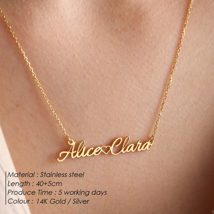 Best Friends Personalized Necklace