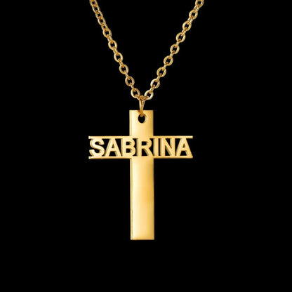 Custom Cross Pendant Necklace - Denoss