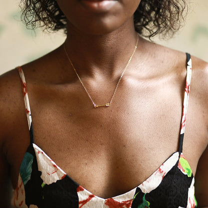 Arrow Gold-Silver Necklace