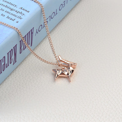 Deer Gold-Silver Necklace