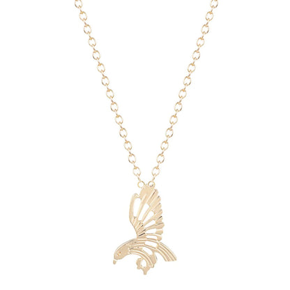 Hawk Gold Necklace Minimalist Necklace