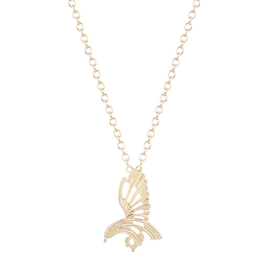 Hawk Gold Necklace Minimalist Necklace