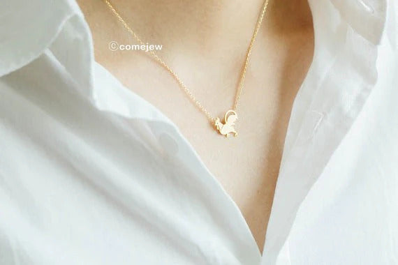 HutCock Gold Necklace Minimalist Necklace