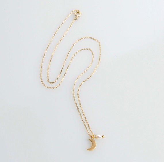 Moon Silver Necklace