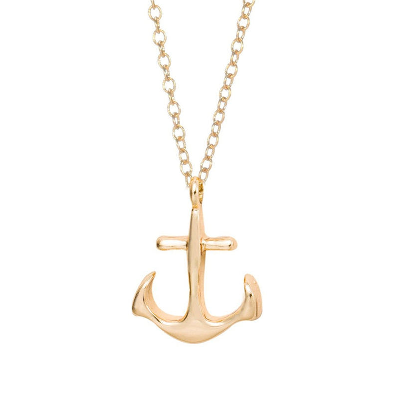 Anchor Gold Necklace