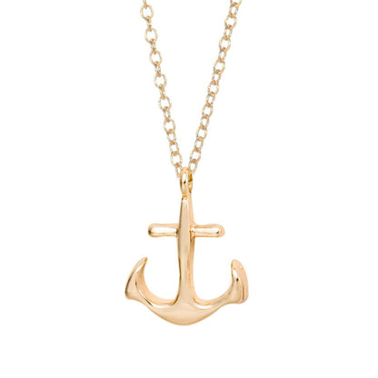 Anchor Gold Necklace
