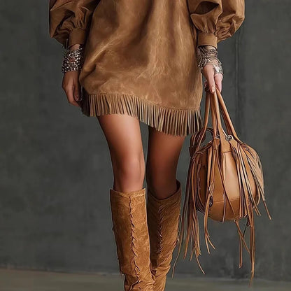 Country Women Mini Dress