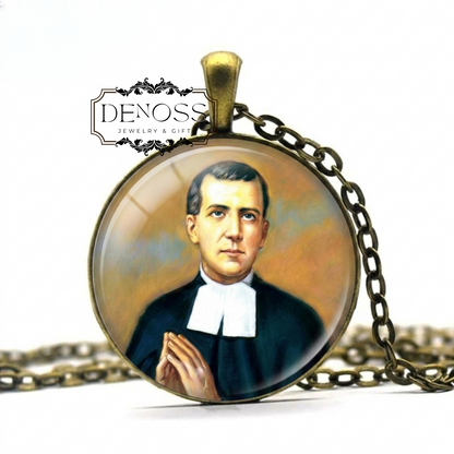 Saint Jaime Hilario Barbal Pendant Necklace,Religious Medal Pendant