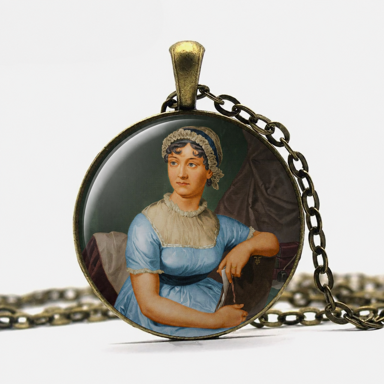 Jane Austen Necklace,Lover Gift Necklace